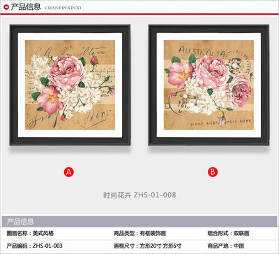 家居装饰新风尚 ZSH-01-008花卉无框油画，提升客厅美感与格调