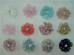 雪纺花与丝花 从服装鞋帽到家居装饰的多彩应用