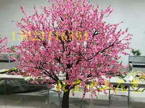 北京专业仿真树定做与现场安装设计服务 桃花树、樱花树等多样选择